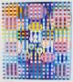 Fine Pair Of Yaacov Agam Signed & Numb ' D Lithographs Visual Welcome Series Mid-Century Modernism photo 5