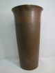 Antique Arts & Crafts Copper Bronze Large Vase Umbrella Stand Crafted Metalware photo 10