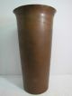 Antique Arts & Crafts Copper Bronze Large Vase Umbrella Stand Crafted Metalware photo 8