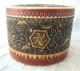 19th Century Japanese Hand Carved Round Inlaid Box Boxes photo 9