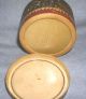 19th Century Japanese Hand Carved Round Inlaid Box Boxes photo 5
