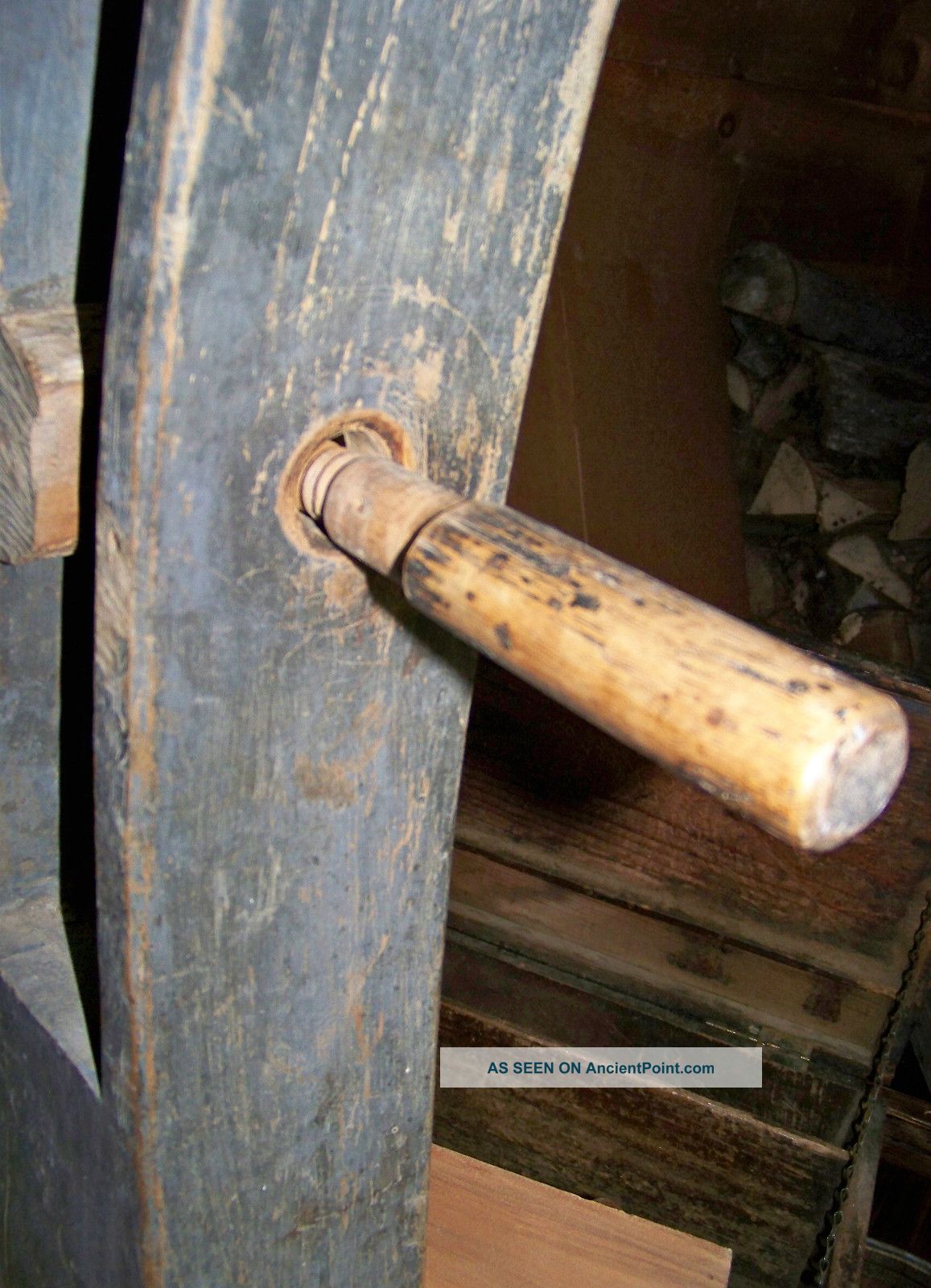 Antique Wooden Bench Screw