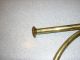 Large Deco Brass Horn Metalware photo 2