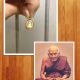 Real 18k Gold Thai Buddha Monk 