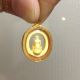 Real 18k Gold Thai Buddha Monk 