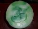 Rare Antique Chinese Glass Like Jade Jadeite Dyed Hand Carved Brush Pot Buddha Brush Pots photo 5