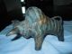 Antique Gilt Bronze Chinese Beast Statue Foo Dogs photo 2
