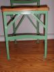 Vintage Angle Steel Industrial/factory Chair Solid Wood Seat & Back Shape Post-1950 photo 5