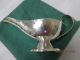 Vintage Mexico Sauce Boat Sterling Silver With Hammered Surface Sauce Boats photo 1