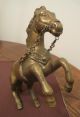 Antique Ornate 1800 ' S Solid Heavy Bronze Brass Standing Horse Figure Sculpture Metalware photo 4