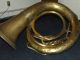 Antique V.  F Cerveny Rotary Helicon 4 Valve Brass Musical Baritone Instrument Brass photo 10
