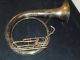 Antique C.  G.  Conn Silver Plated Tuba Sousaphone Musical Baritone Instrument Brass photo 1