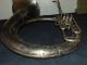 Antique C.  G.  Conn Silver Plated Tuba Sousaphone Musical Baritone Instrument Brass photo 3