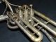 Antique C.  G.  Conn Silver Plated Tuba Sousaphone Musical Baritone Instrument Brass photo 4