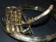 Antique C.  G.  Conn Silver Plated Tuba Sousaphone Musical Baritone Instrument Brass photo 5