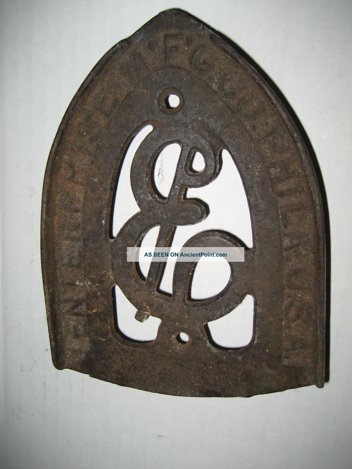 Antique Cast Iron Trivet Enterprise Mfg Co Philadelphia Pennsylvania Usa Trivets photo