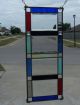 ::color Blocks::stained Glass Panel 8 ½”by 21 ½” Signed &numbered 1940-Now photo 3
