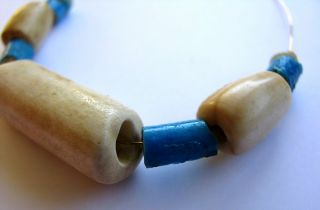 Ancient Egyptian Beads Philip Mitry Collection - Nubian,  Faience,  Mummy 1550bc photo
