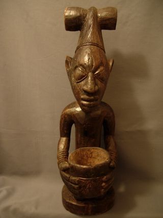 56,  Large Shango / Chango Altar / Shrine Figure,  Yoruba,  Nigeria / Santeria photo