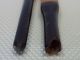 121127 Vintage Japanese Gilt Decorated Resinous Kushi Comb & Kanzashi Hair Stick Other photo 11