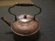 Primitive 1898 Rome 8 Tea Kettle - Mixed Metals - Old Repairs Primitives photo 1