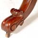 Big Antique Victorian Tilt - Top Carved Breakfast Dining Table Solid Mahogany 1850 1800-1899 photo 10