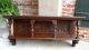 Antique English Carved Oak Wall Shelf Plate Rack Bookshelf Mantel 1900-1950 photo 5