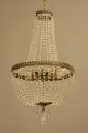 Antique French Style Crystal Purse Chandelier Classic Large Lighting Regency Chandeliers, Fixtures, Sconces photo 8