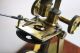 Unsigned English Antique Brass Bar - Limb Microscope W/mahogany Case & Accys C1870 Microscopes & Lab Equipment photo 8