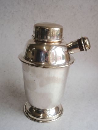 Art Deco Silver Plated Cocktail Shaker photo