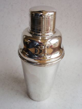 Art Deco Silver Plated Cocktail Shaker photo