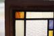 Large Tall Antique Stained Glass Window Six Color Art Deco Fantastic Design 1900-1940 photo 4