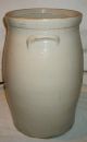 Stoneware Birchleaf Butter Churn Without Oval Red Wing Minnesota Union Primitives photo 4