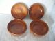 Four Primitive Munising Wood Bowls Primitives photo 1