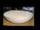 Large Antique Hand Turned Raised Lip Wooden Batter Bowl 15 