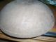 Large Antique Hand Turned Raised Lip Wooden Batter Bowl 15 
