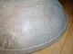 Large Antique Hand Turned Raised Lip Wooden Batter Bowl 15 