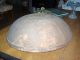 Large Antique Hand Turned Raised Lip Wooden Batter Bowl 15 