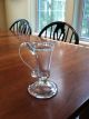 Four Clear Handblown Glass 18th C Reproduction Colonial Punch Glasses Primitives photo 2