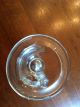 Four Clear Handblown Glass 18th C Reproduction Colonial Punch Glasses Primitives photo 5