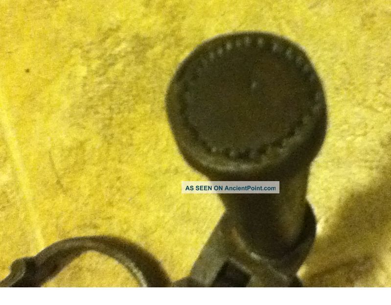 Forged Leg Irons,  Antique Slave Shackles Blacksmith Wrought Old Primitives photo