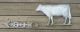 Folky Antique Cow Weathervane Directional Neat Item Primitives photo 1