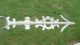 Folky Antique Cow Weathervane Directional Neat Item Primitives photo 4