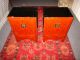 2 Red Chinese End Tables/night Stands Tables photo 1