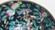 Chinese Late Qing (1890s) Famille Noire Enamel Floral/moth Decorated Bowl Bowls photo 8
