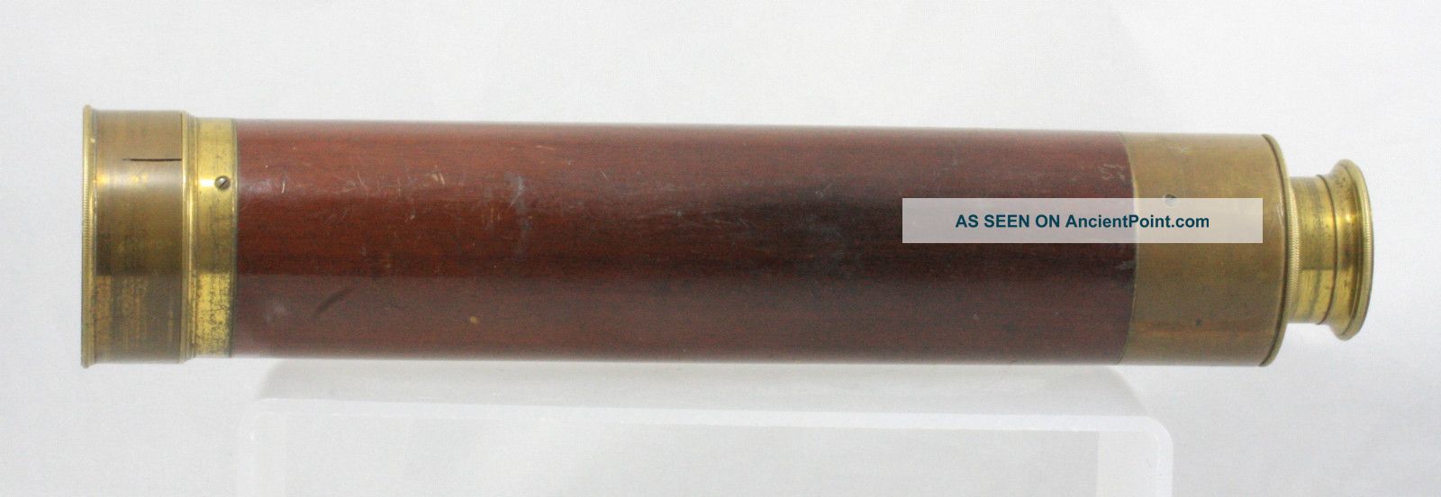 Antique 3 Draw Rosewood & Brass Telescope By P.  &p.  Gally.  Or Gatty.  30inches Long. Other photo