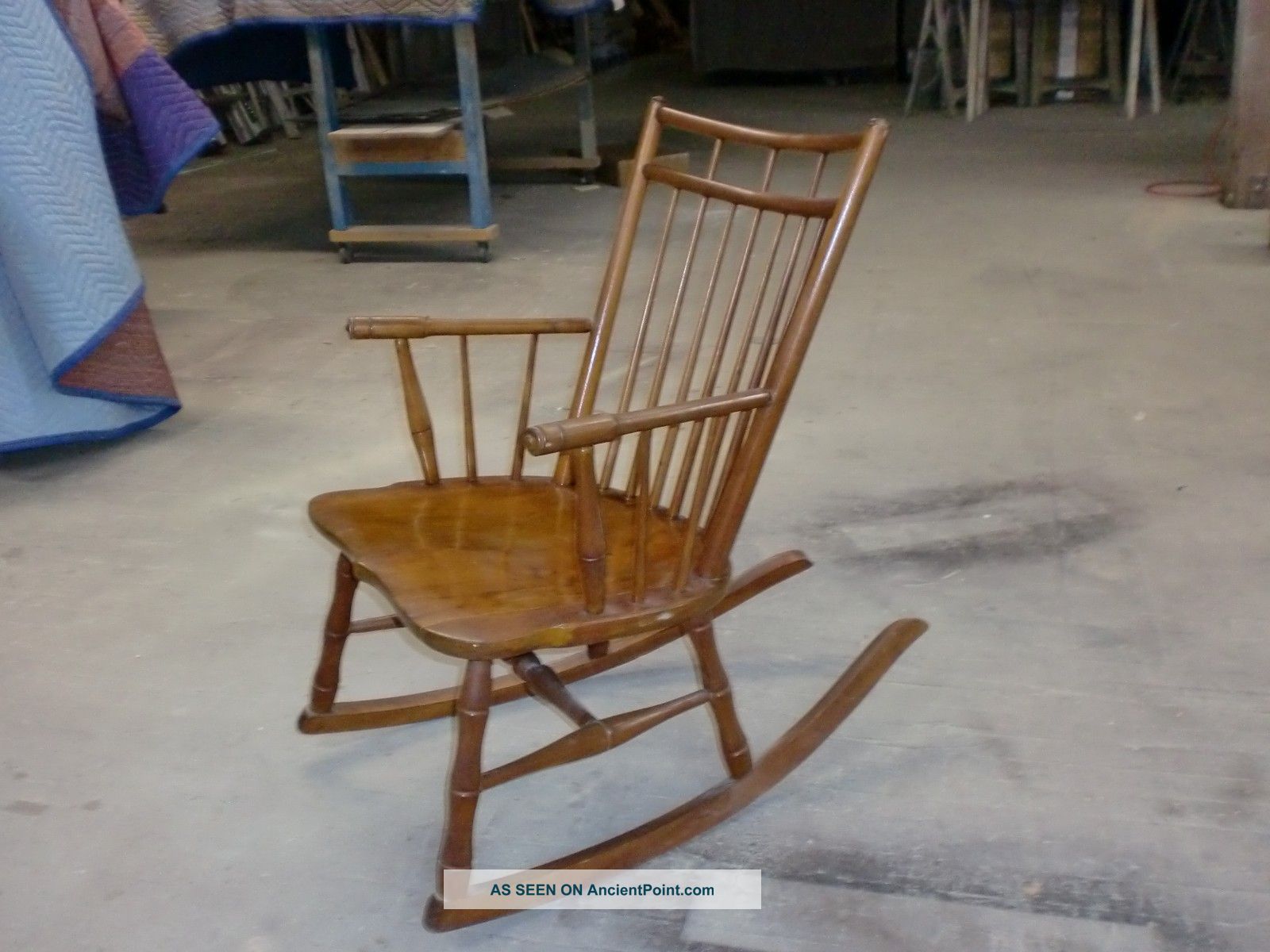 Early American Maple Rocking Chair 1800-1899 photo