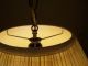 Vtg.  Large Retro 1960s Wood Brass Shaded Pendent Chandelier Swag Light Fixture Chandeliers, Fixtures, Sconces photo 8