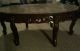 Pink Marble Top Coffee Table With 6 Leg Mahogany Base Post-1950 photo 2
