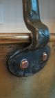 Circa 1800 ' S Spun Brass Pail Bucket W/ Stationary Wrought Handle & Copper Rivets Primitives photo 8